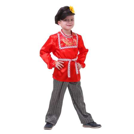 Карнавальный костюм Страна карнавалия русский народный для мальчика Хохлома размер 68