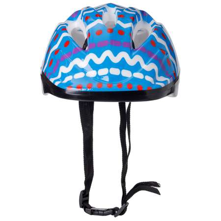 Защита Шлем BABY STYLE для роликовых коньков синий принт обхват 57 см