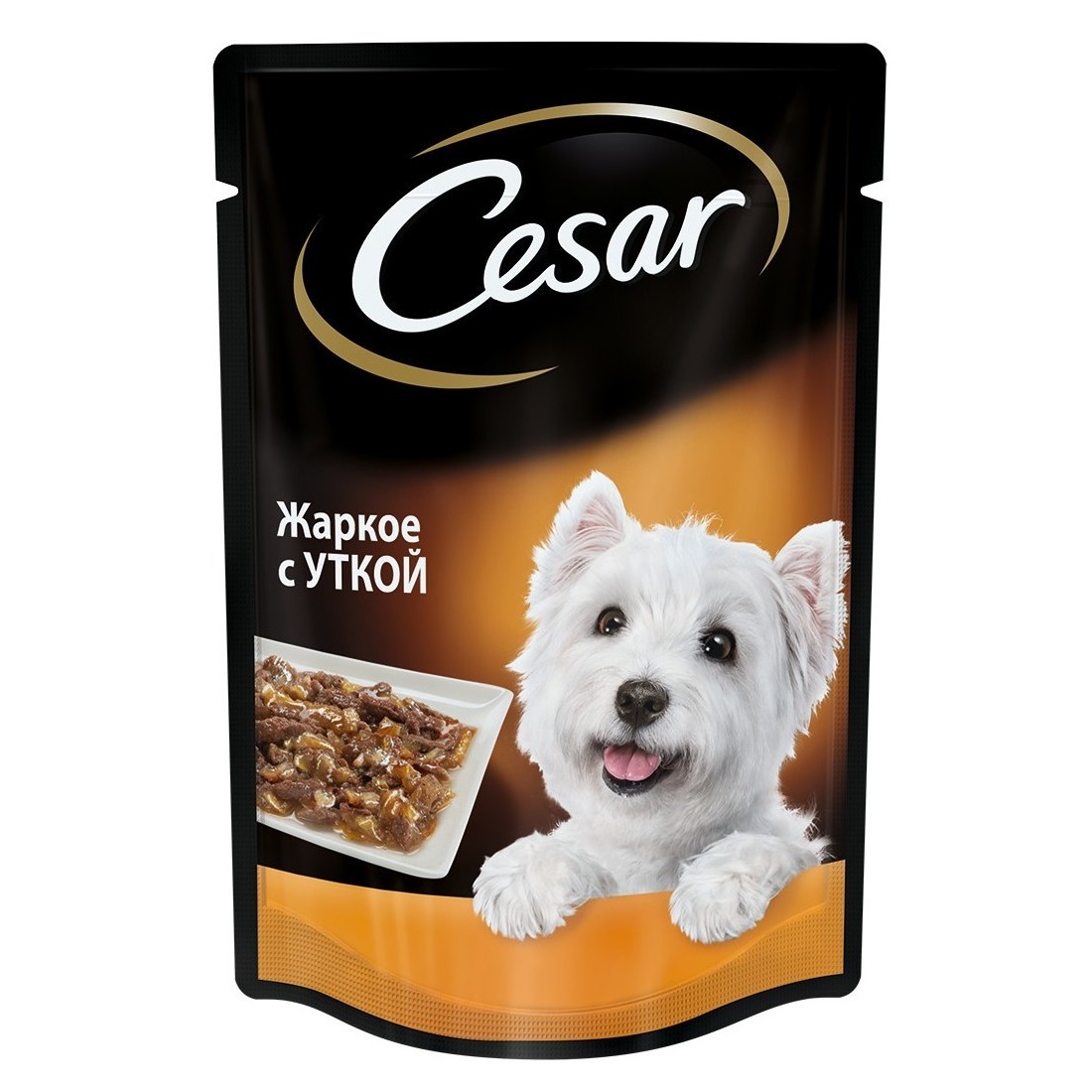 Влажный корм для собак Cesar 0.1 кг утка (полнорационный) - фото 1