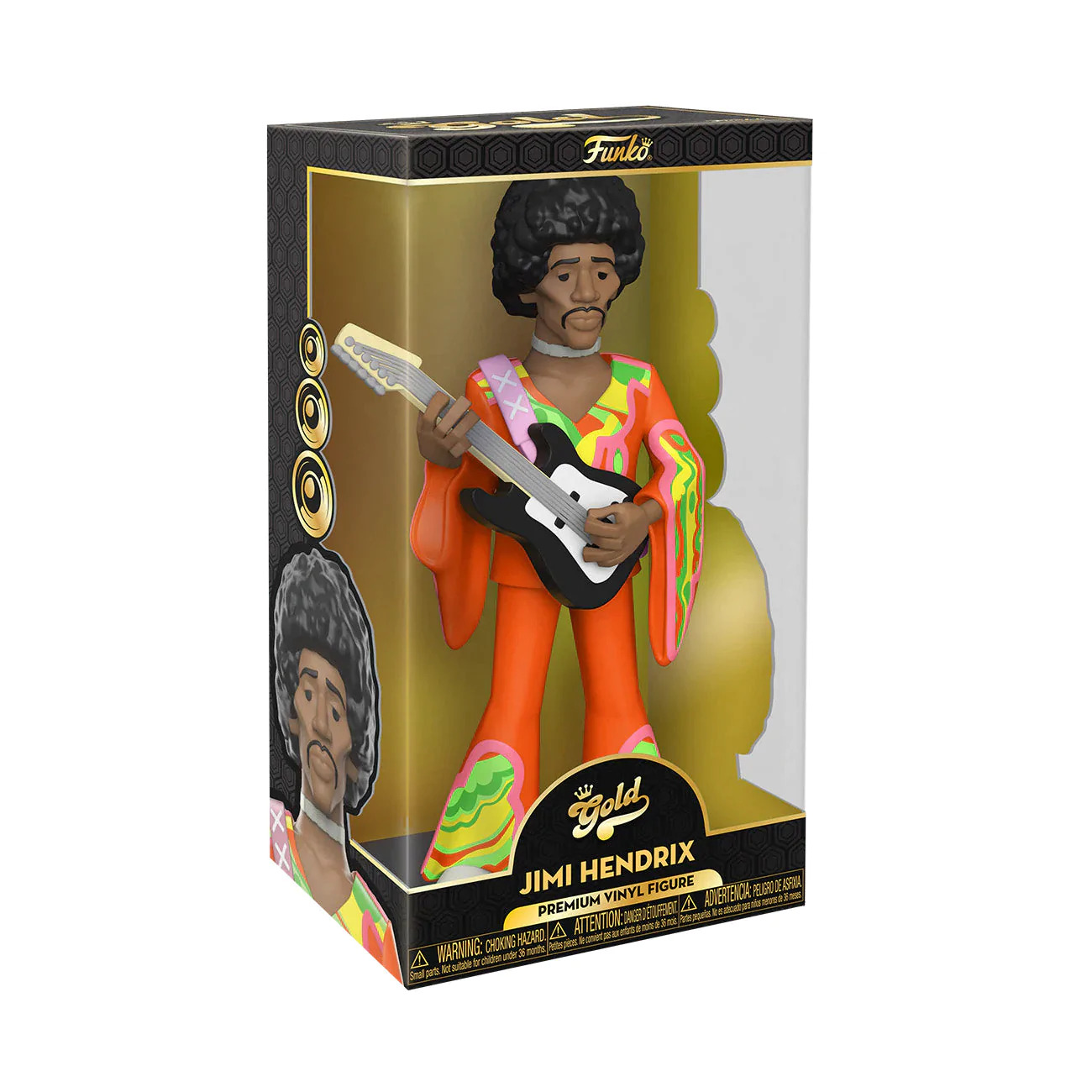 Фигурка Funko Vinyl Gold 12 Джими Хендрикс Jimi Hendrix купить по цене 2399  ₽ в интернет-магазине Детский мир