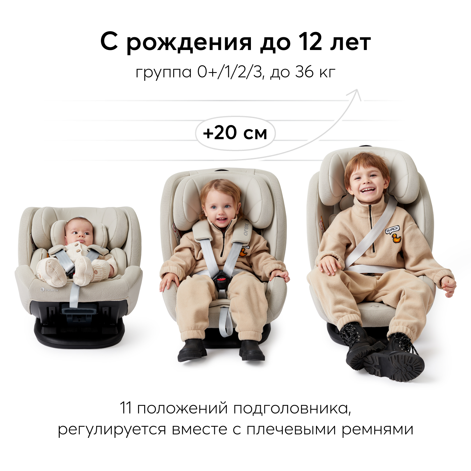 Автокресло Happy Baby Isofix 0+/1/2/3 (0-36 кг) - фото 3