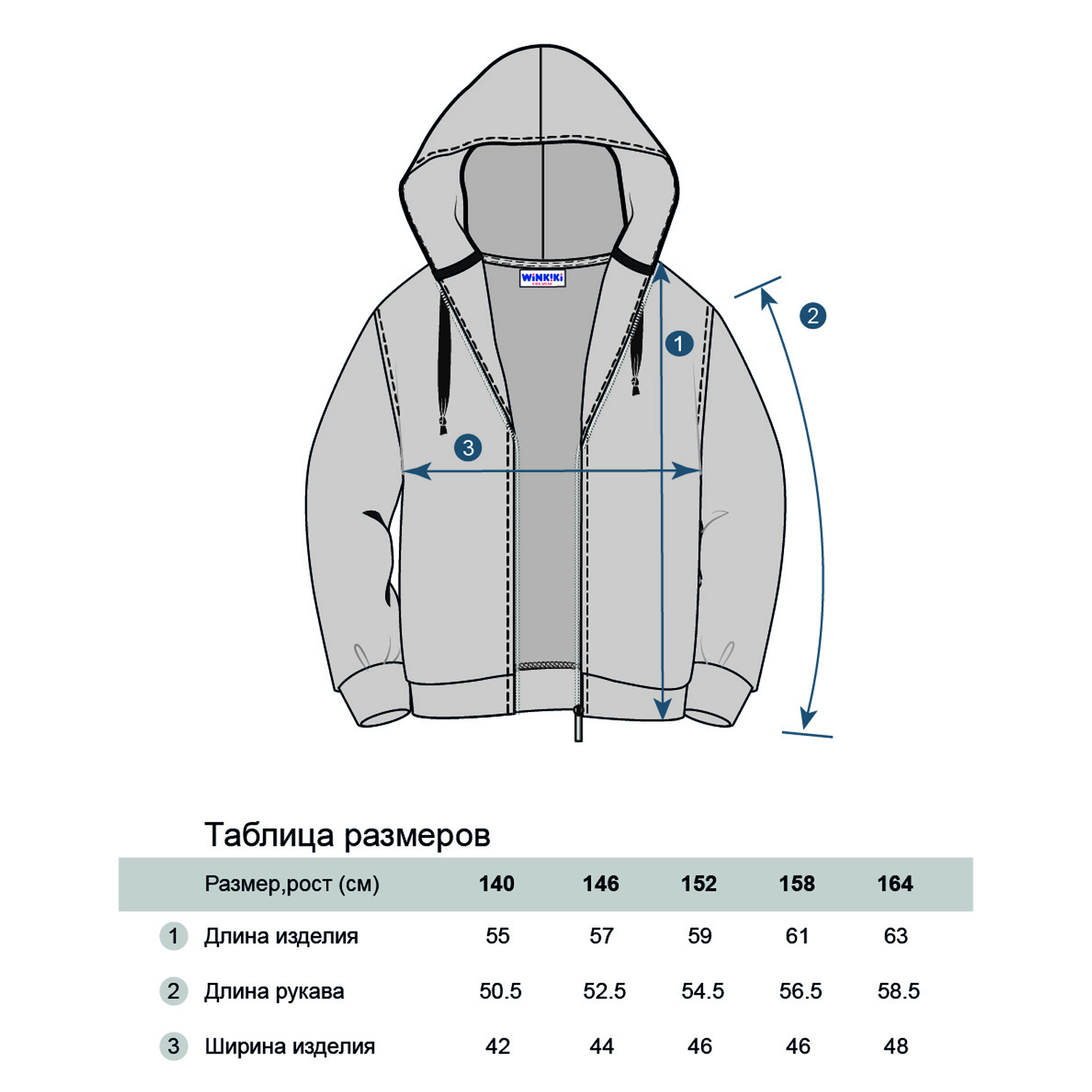 Толстовка Winkiki WTB11990/Черный - фото 5