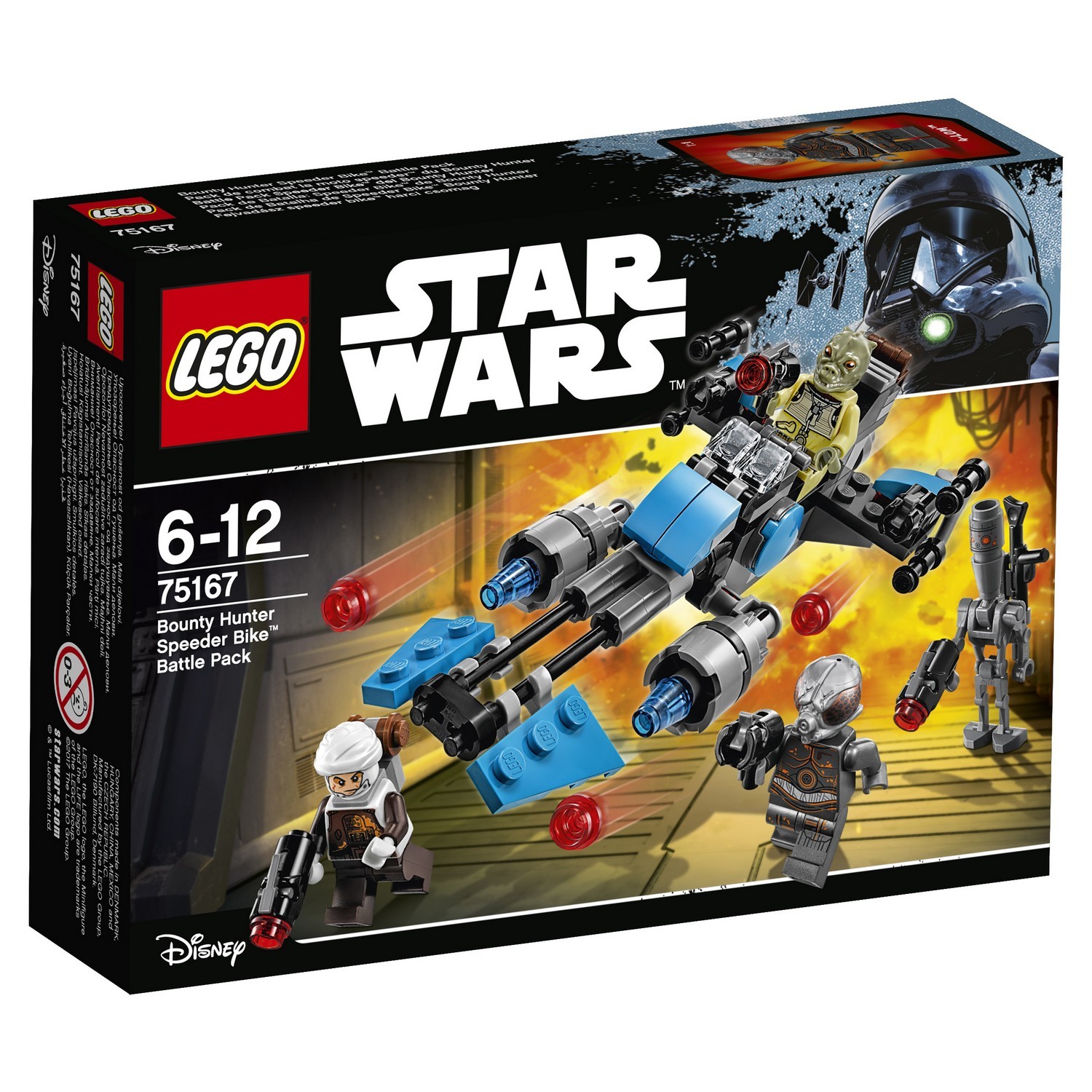 Конструктор LEGO Star Wars TM Спидер охотников за головами (75167) купить  по цене 999 ₽ в интернет-магазине Детский мир