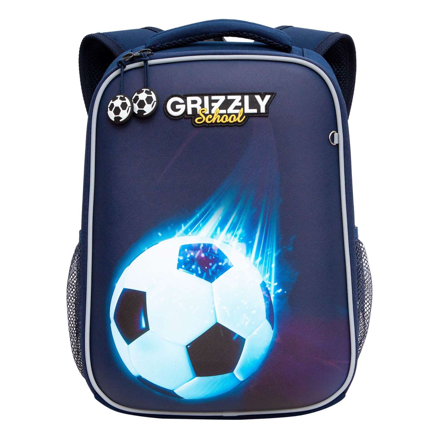 Рюкзак школьный Grizzly Синий RAw-397-3/1 - фото 2