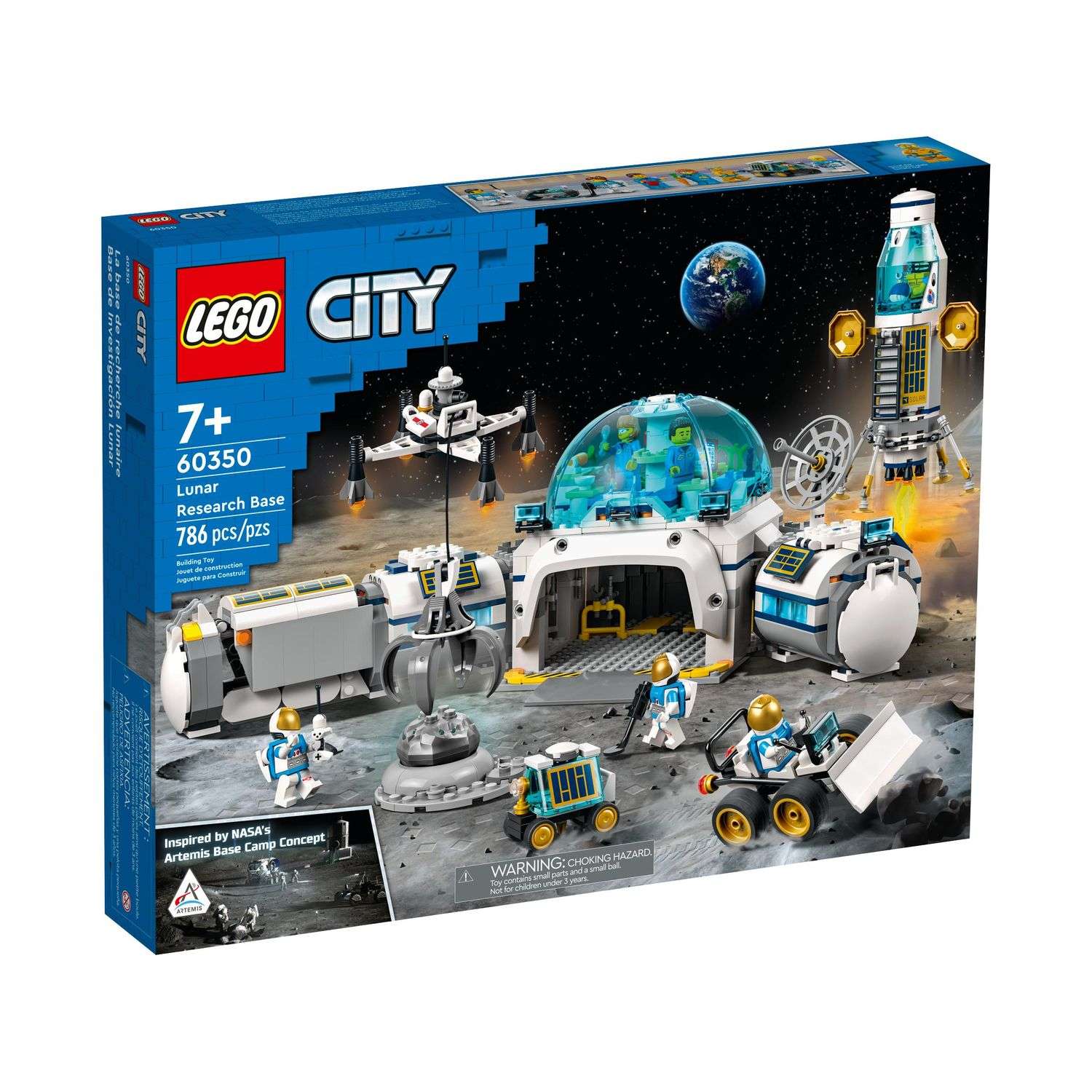 Конструктор LEGO City Space Лунная научная база 60350 - фото 1