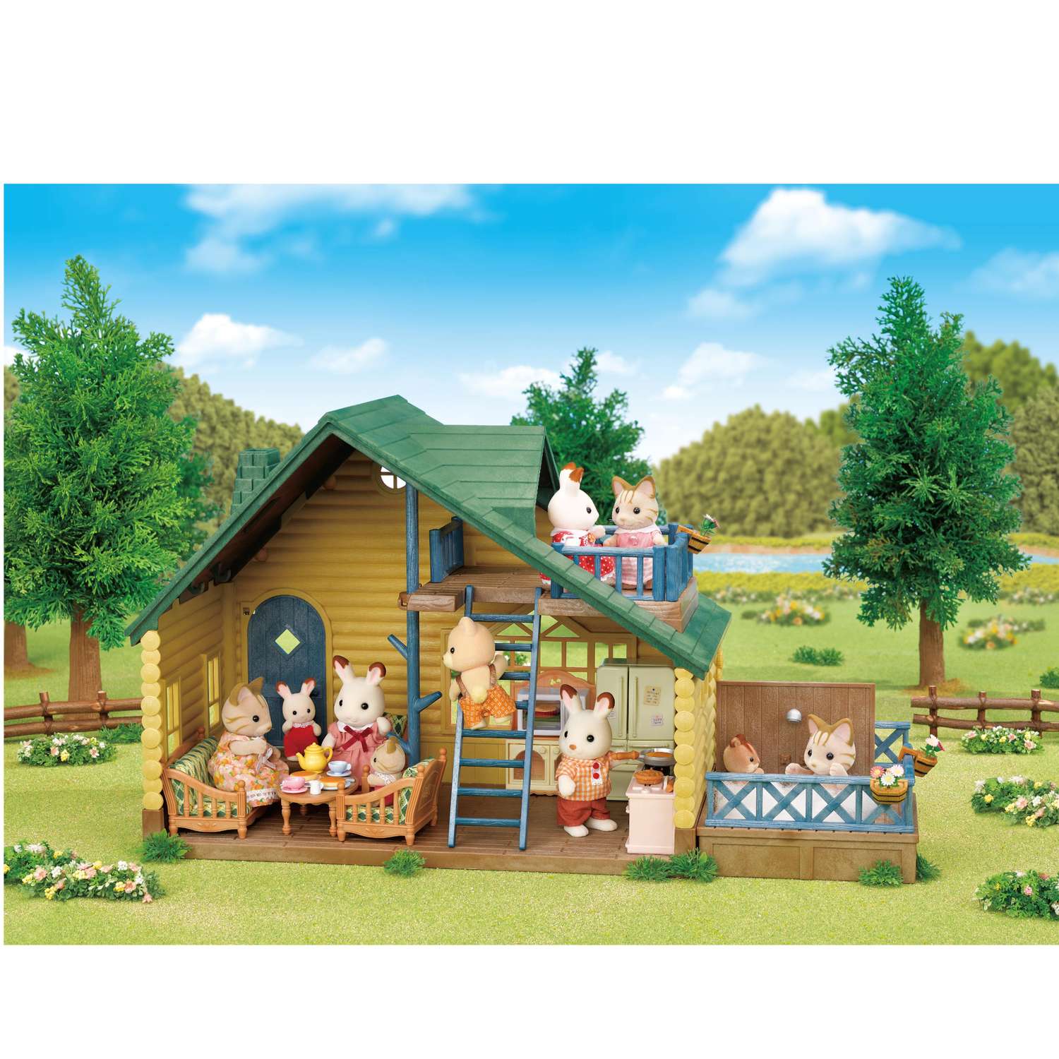 Sylvanian lakeside hot sale lodge