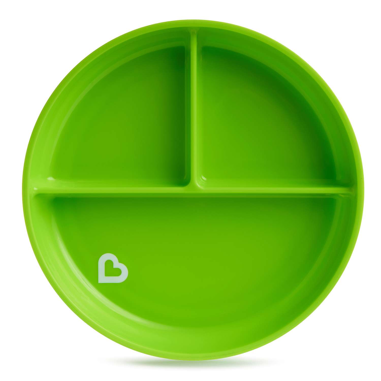 Тарелка Munchkin на присоске Зеленая - фото 1
