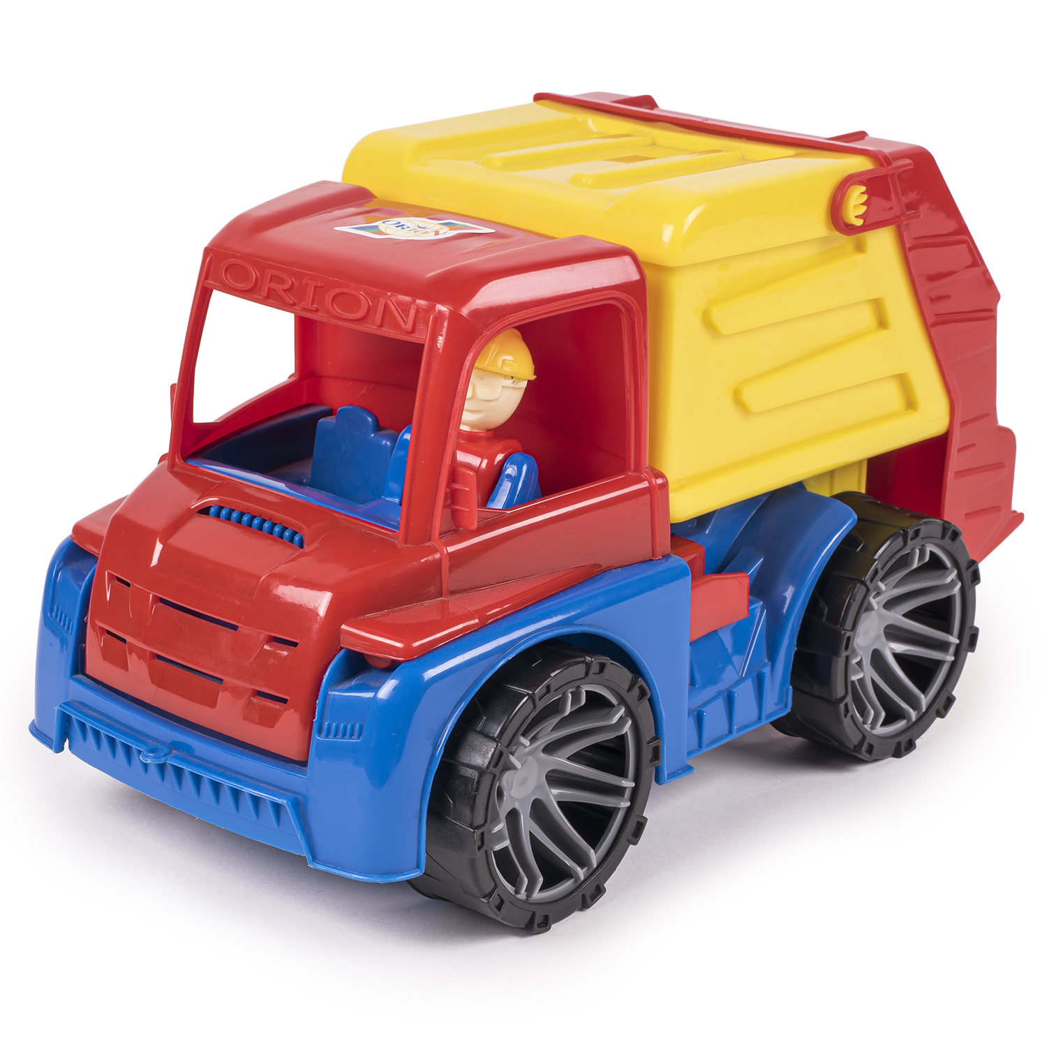 Мусоровоз ORION TOYS многоцветный 300/красный, желтый, синий - фото 1