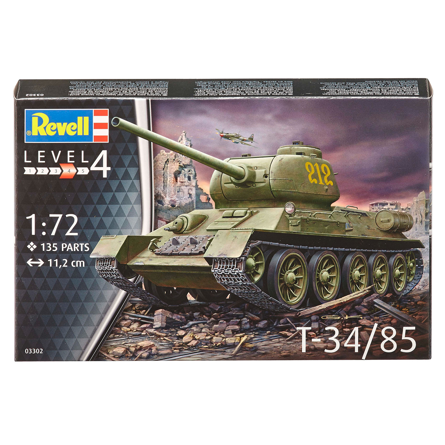 Сборная модель Revell Советский средний танк T-34/85 03302 - фото 4