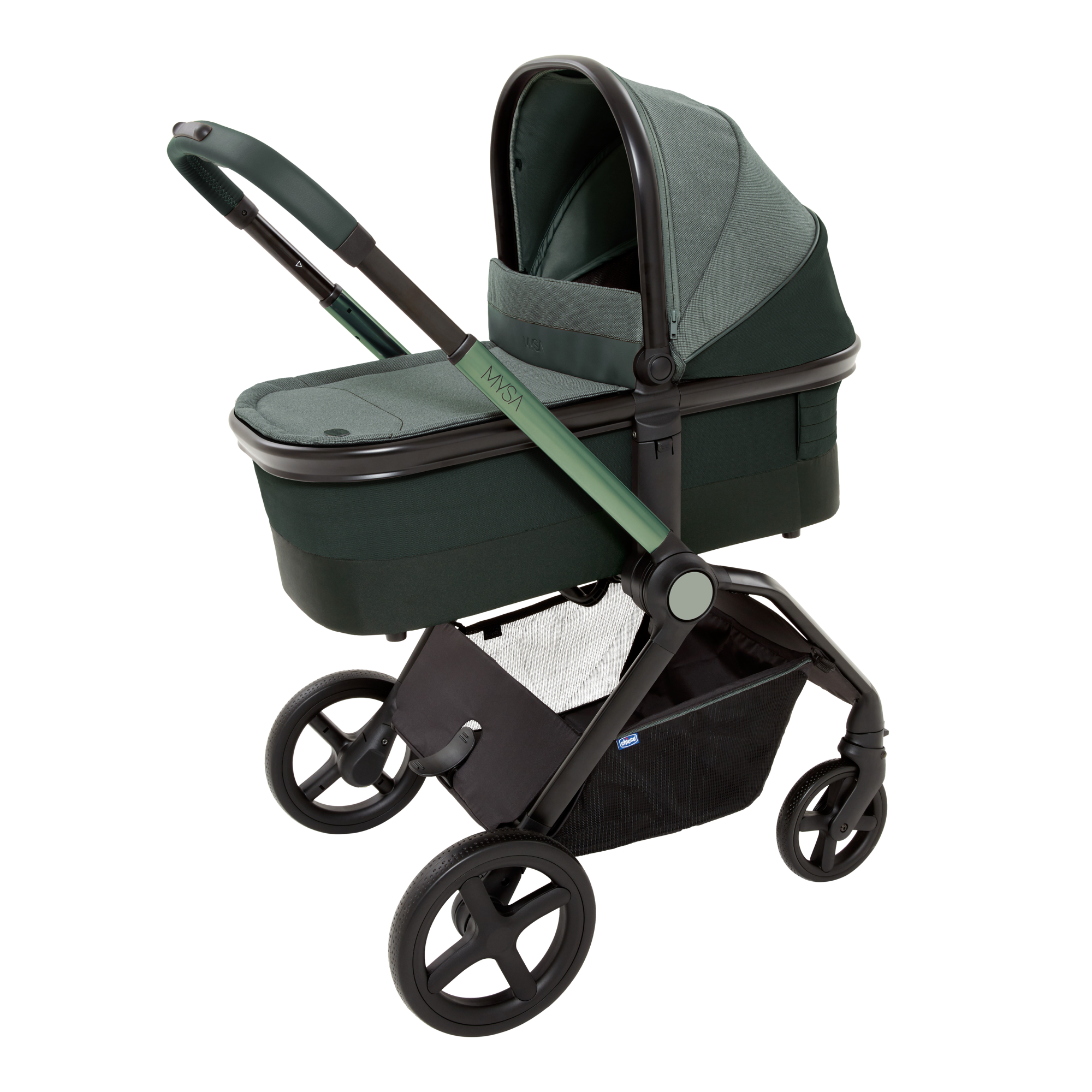 Люлька Chicco Mysa Light Carrycot Jade Green 00087027300000 - фото 7