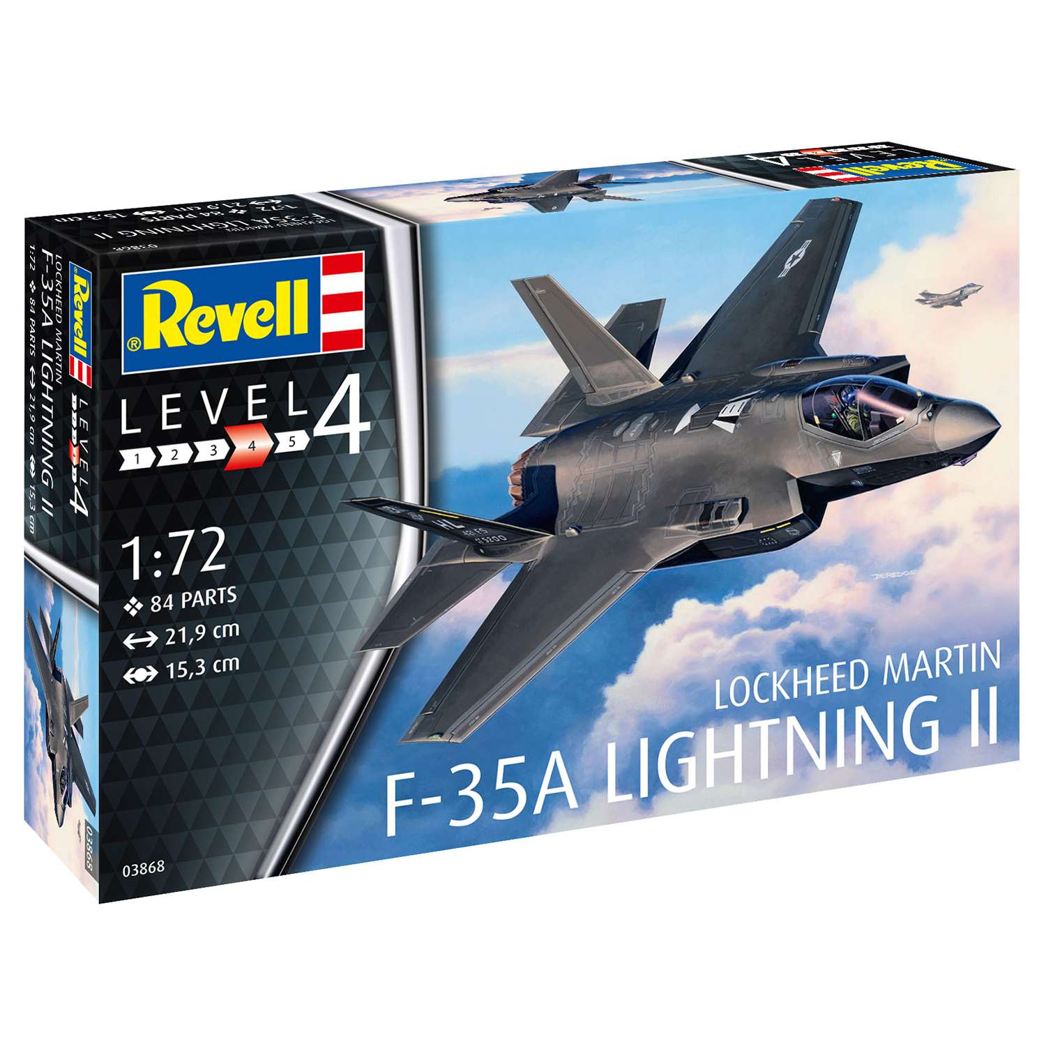 Сборная модель Revell Истребитель-бомбардировщик F-35A Lightning 03868 - фото 5