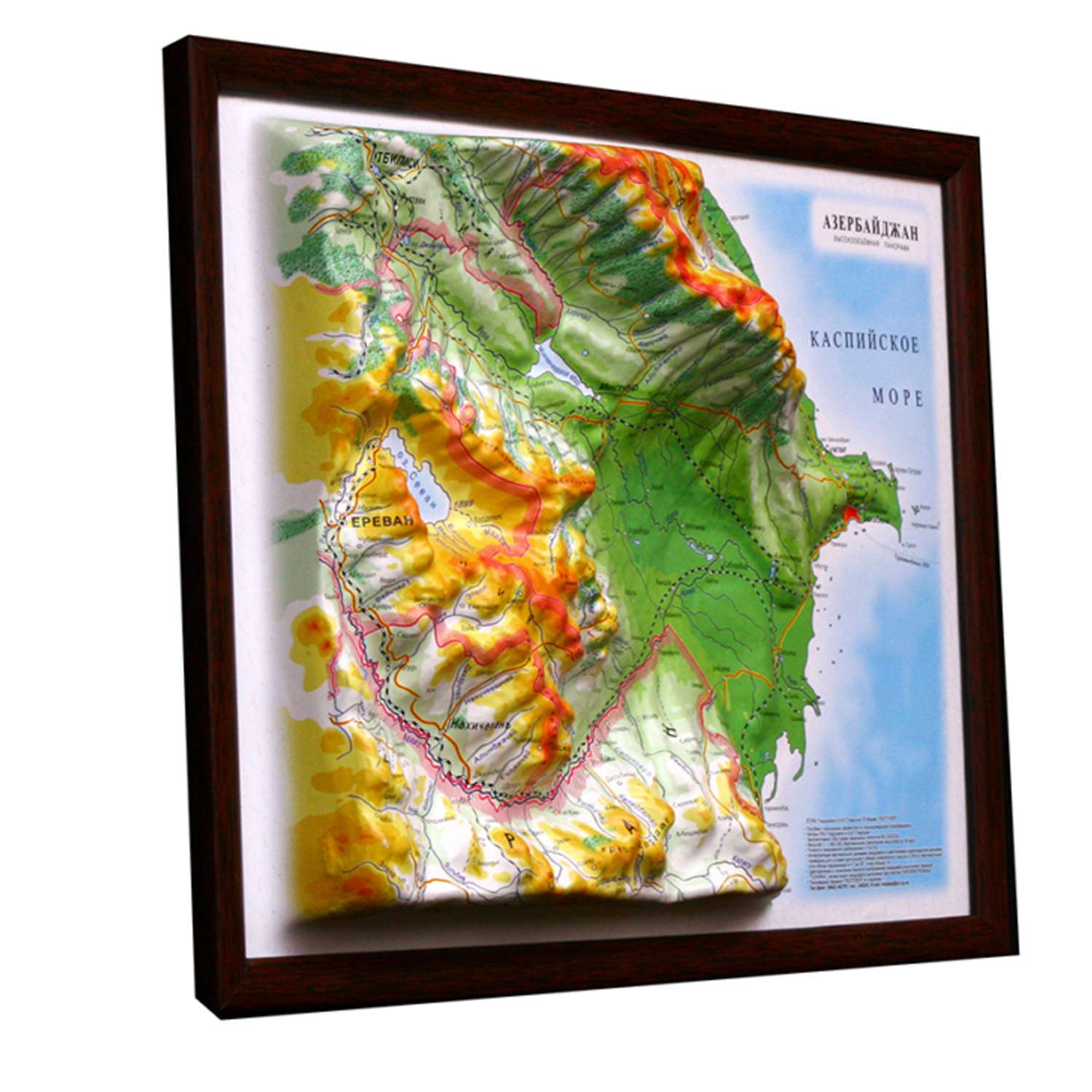 3D карта Testplay Азербайджан A4 - фото 2