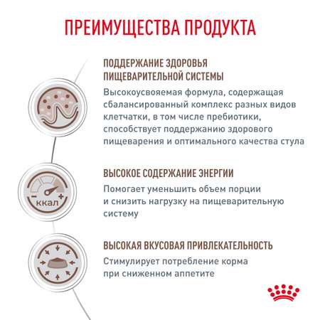 Корм для кошек ROYAL CANIN Gastro Intestinal GI-32 лечение ЖКТ 0.4кг