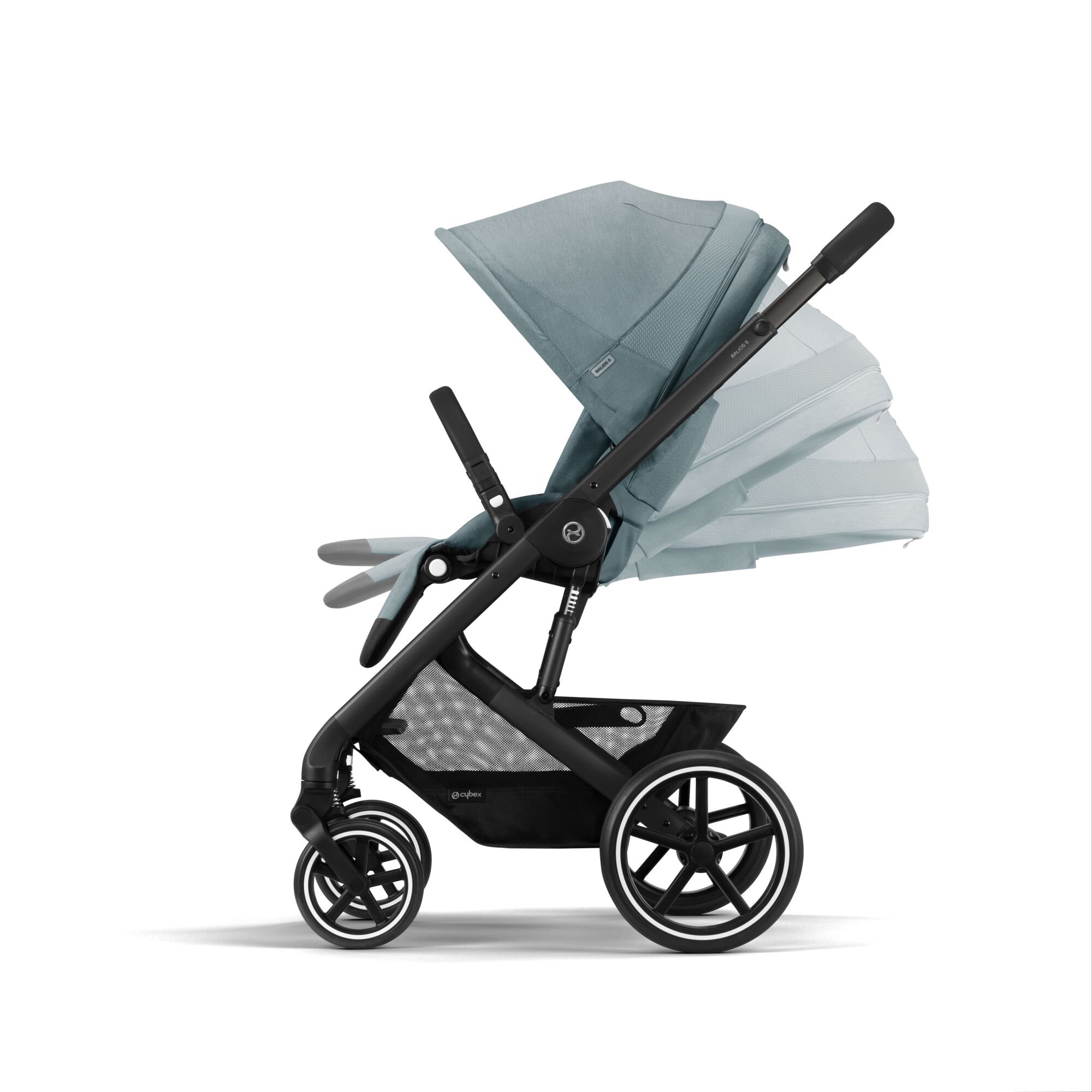 Коляска 3в1 Cybex Balios S Lux Sky Blue - фото 6