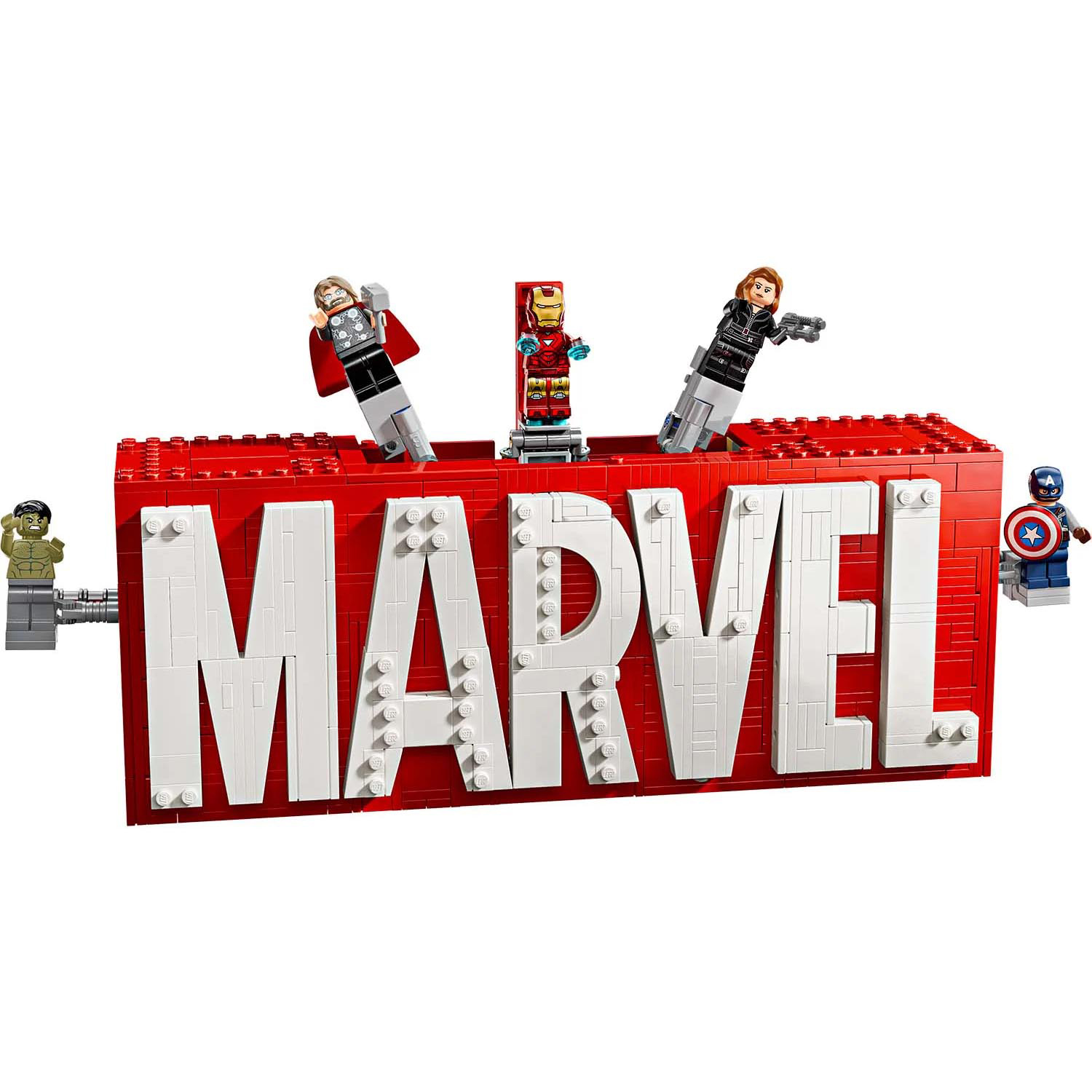 Конструктор детский LEGO Marvel Логотип MARVEL и Минифигурки - фото 8