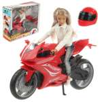Кукла модель Барби Veld Co на мотоцикле