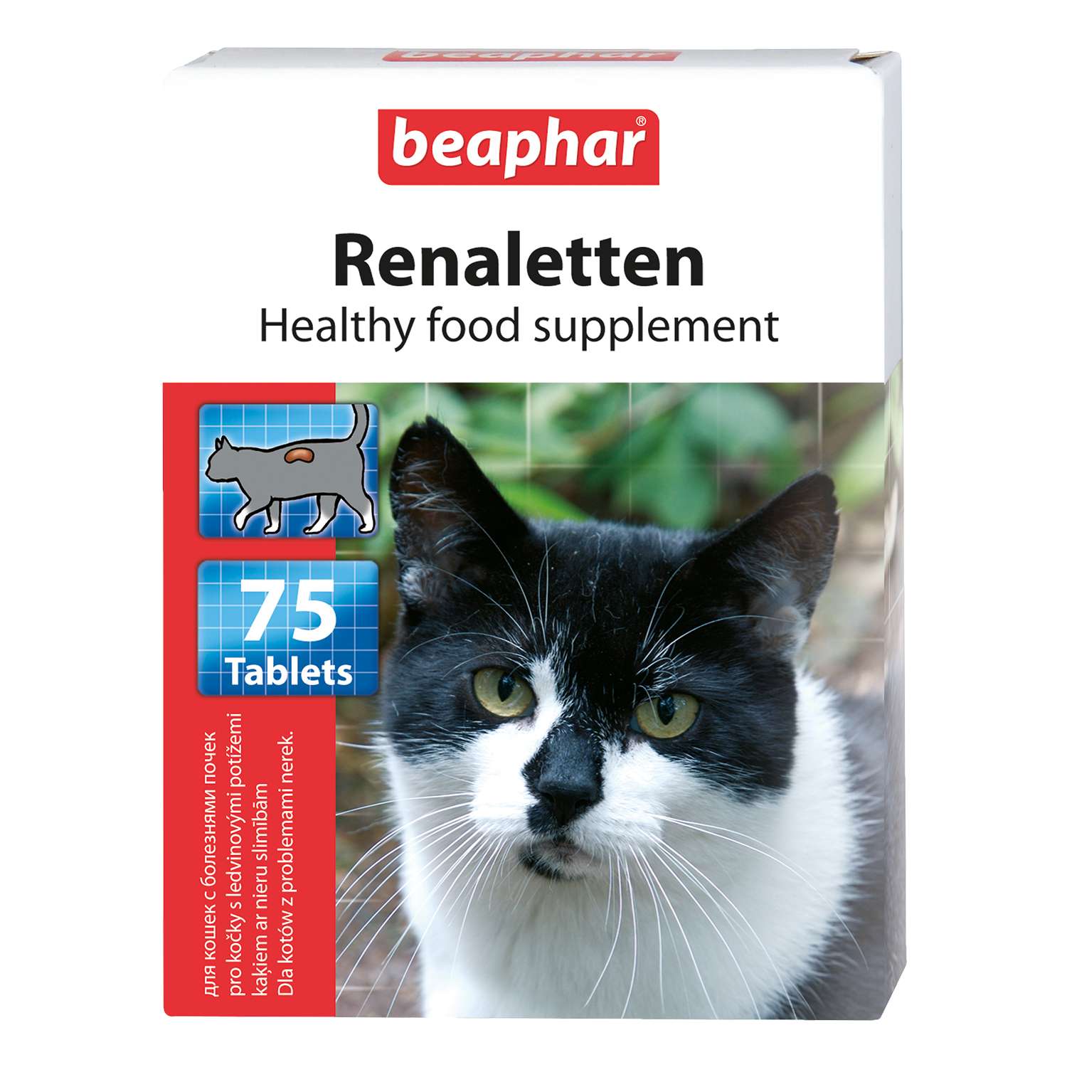 Витамины для кошек Beaphar Renaletten с почечными проблемами 75г - фото 1