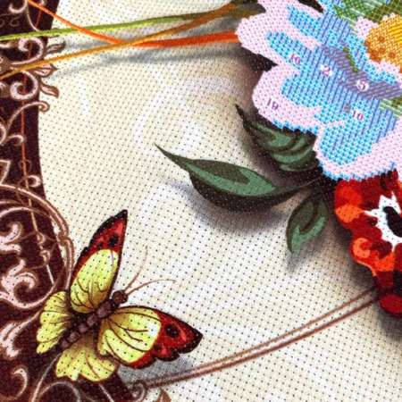 Набор для вышивания крестом Darvish Цветочная композиция наволочка