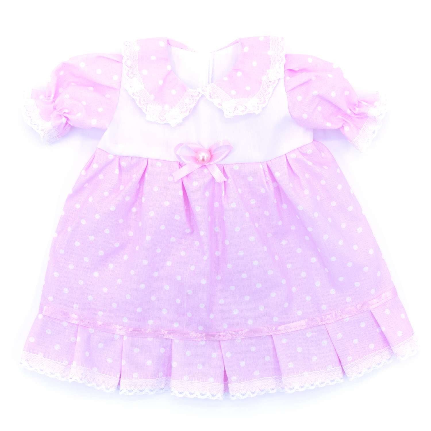 Платье нарядное Модница для пупса 43 см 6114 бледно-розовый 6114бледно-розовый - фото 2