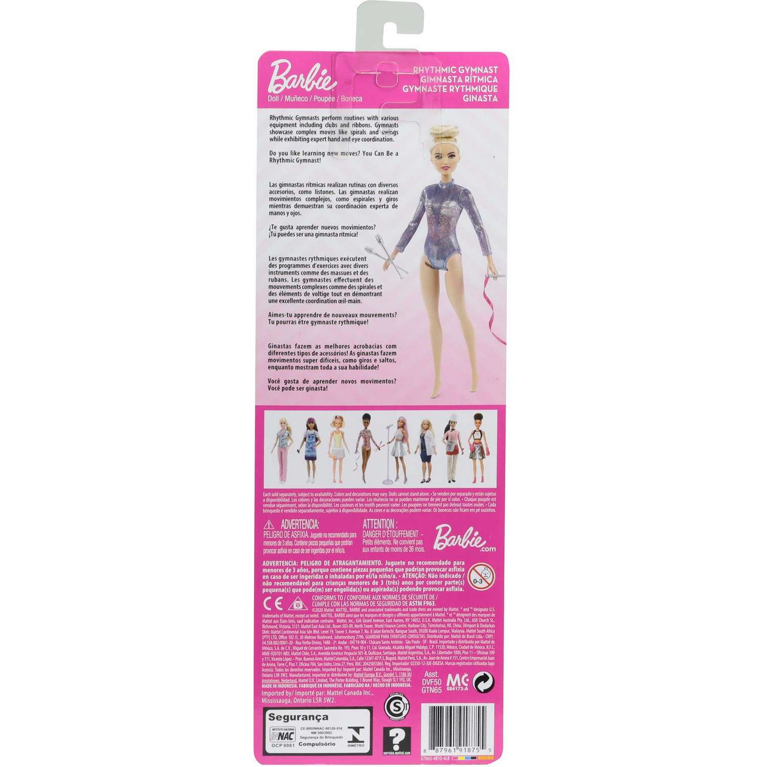 Кукла Barbie Кем быть? Гимнастка GTN65 DVF50 - фото 4