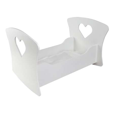 Мебель для кукол Paremo Люлька Сердце Белый PFD120-15
