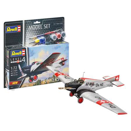 Сборная модель Revell Немецкий пассажирский самолёт Юнкерс F13