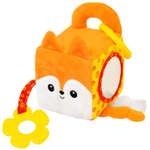 Игрушка Мякиши Развивающая кубик для новорождённого прорезыватель Лисичка Апельсинка бизикубик подарок