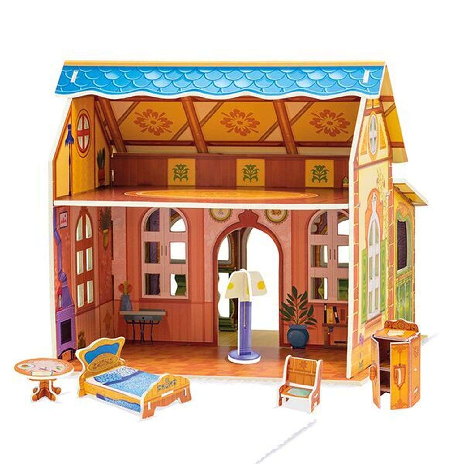 Сборная модель Malamalama Кукольный домик 2 этажа - фото 1