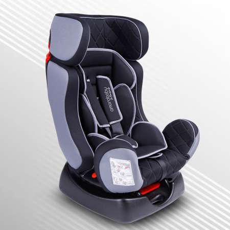 Автокресло детское AmaroBaby Professional группа 0+ I II чёрный серый