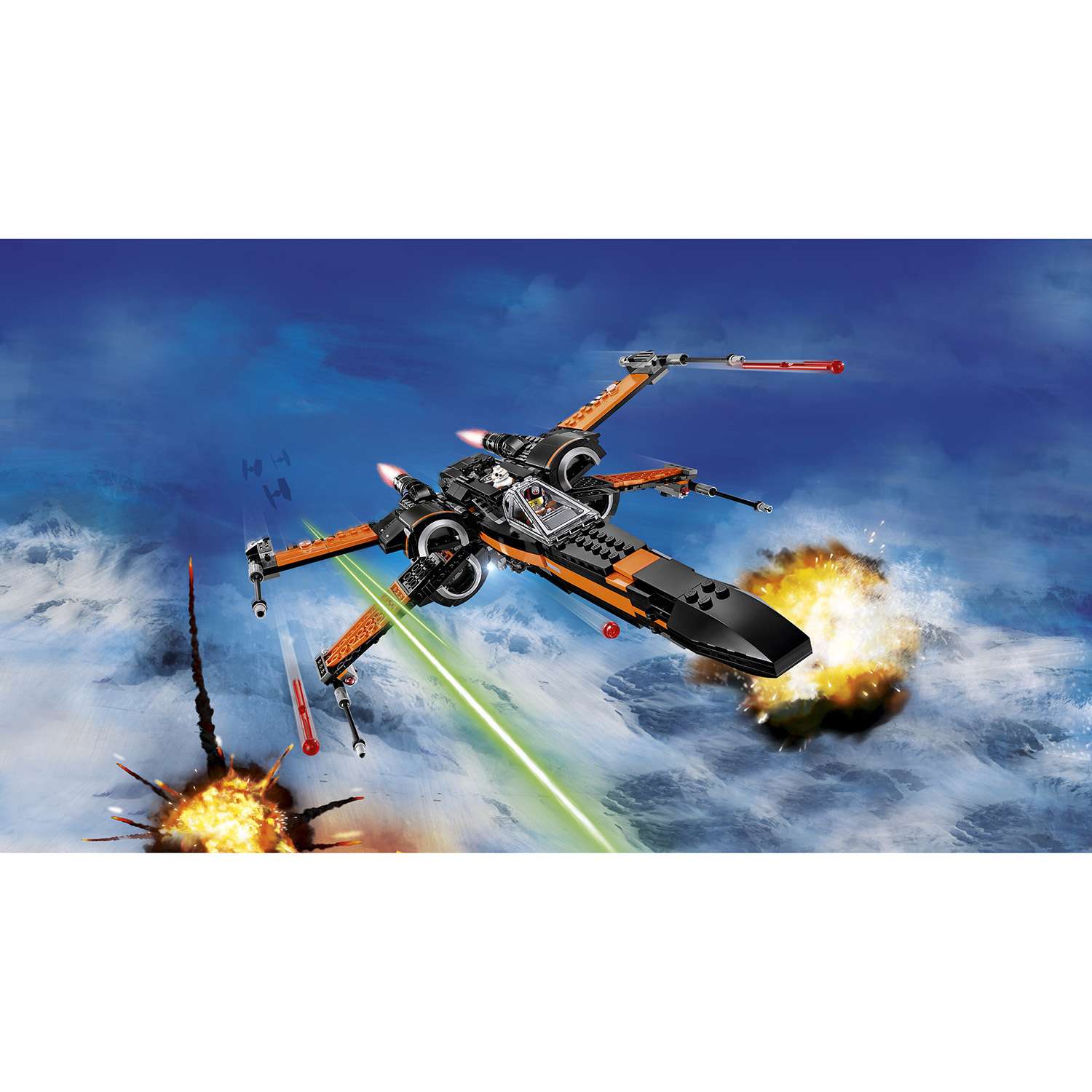 Конструктор LEGO Star Wars TM Истребитель По (Poe's X-Wing Fighter™) (75102) - фото 5