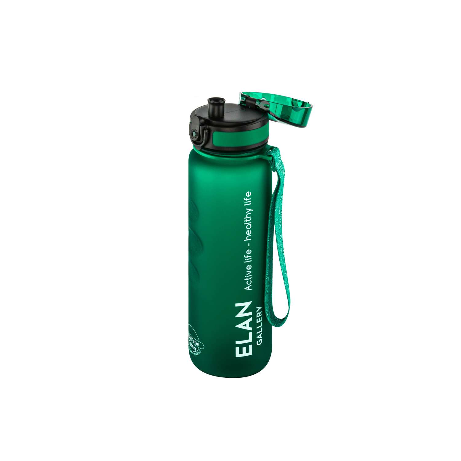 Бутылка для воды Elan Gallery 1000 мл Style Matte темно-зеленая - фото 5
