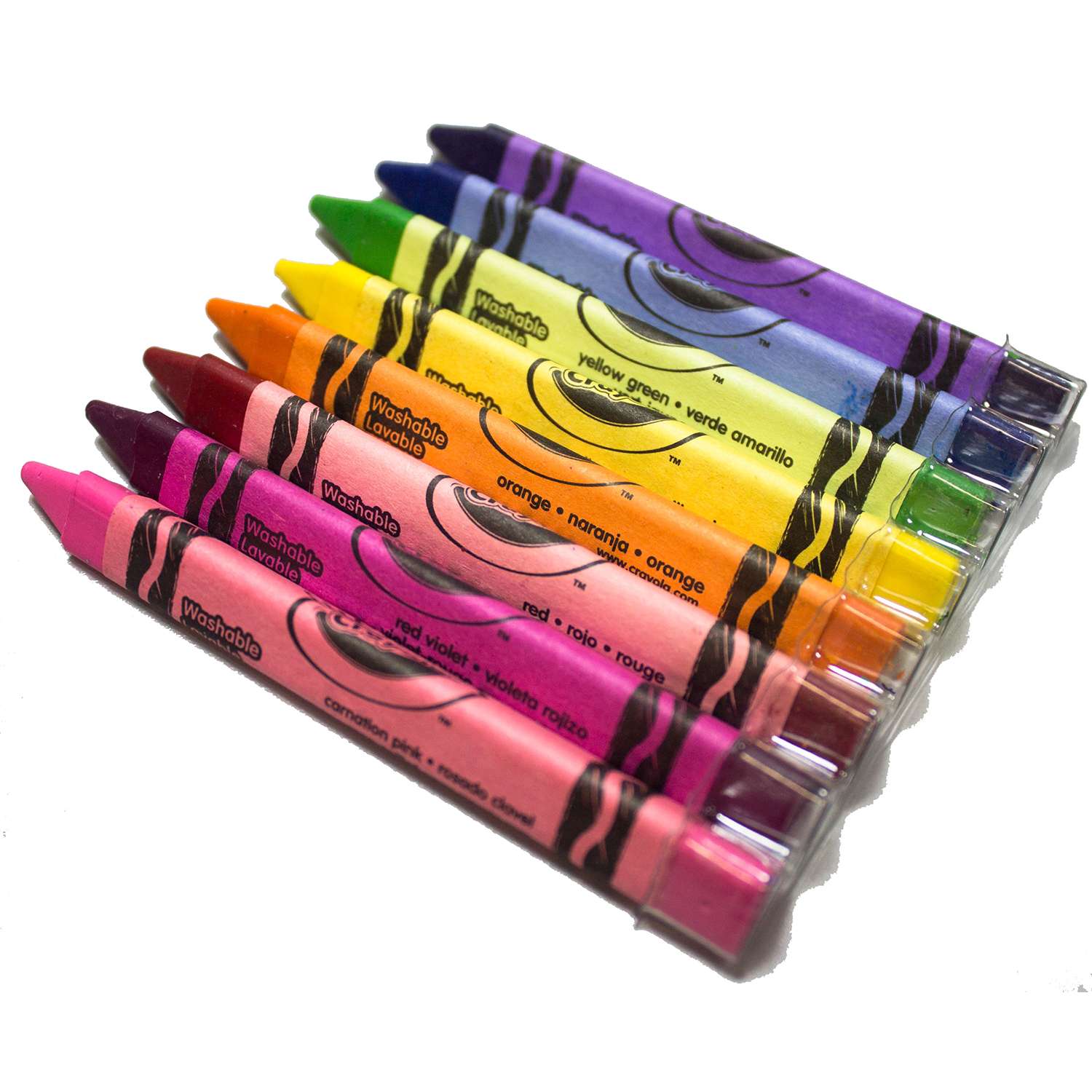 Мелки восковые Crayola смываемые, треугольные 16 шт - фото 3