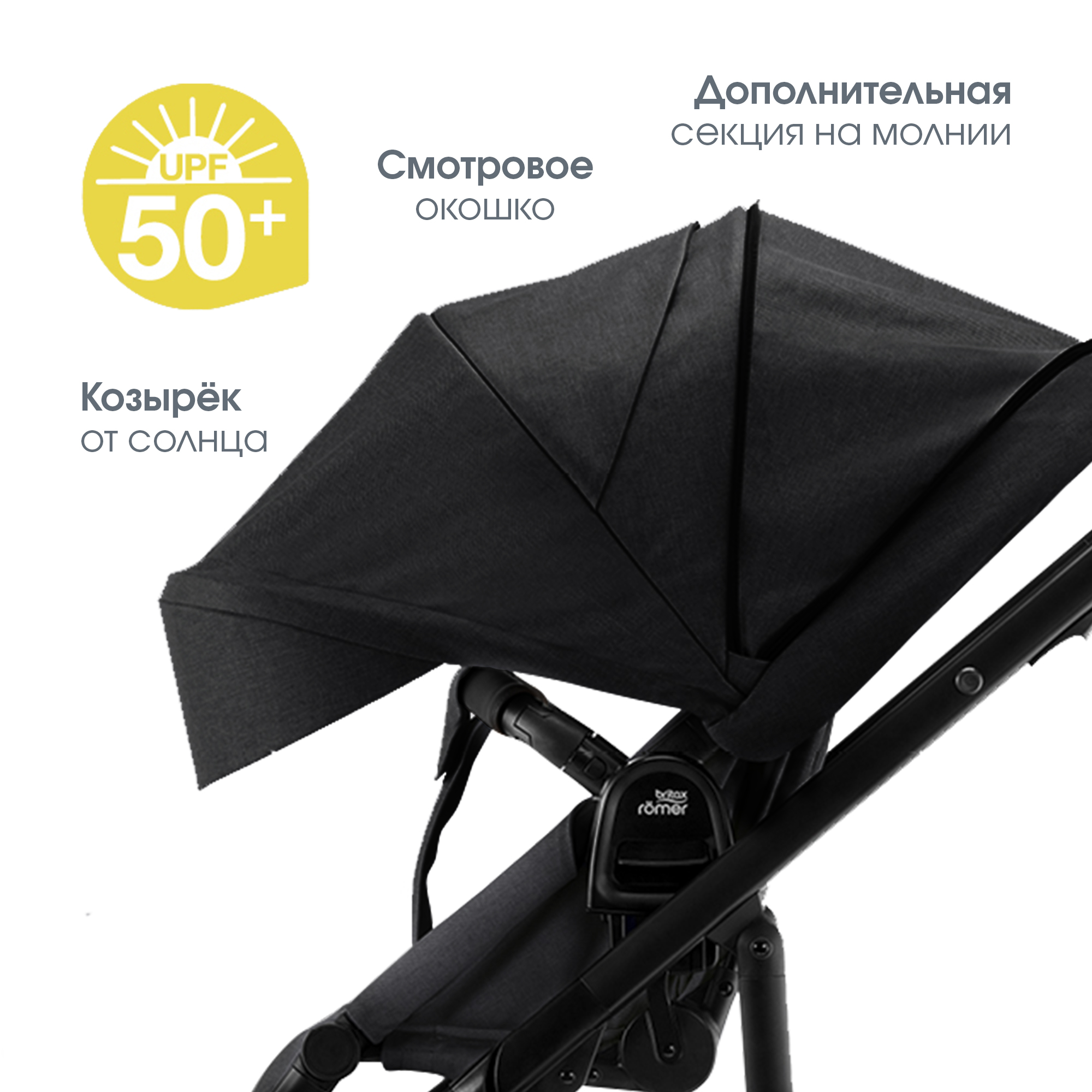 Коляска 2в1 Britax Roemer Smile III Space Black - фото 9