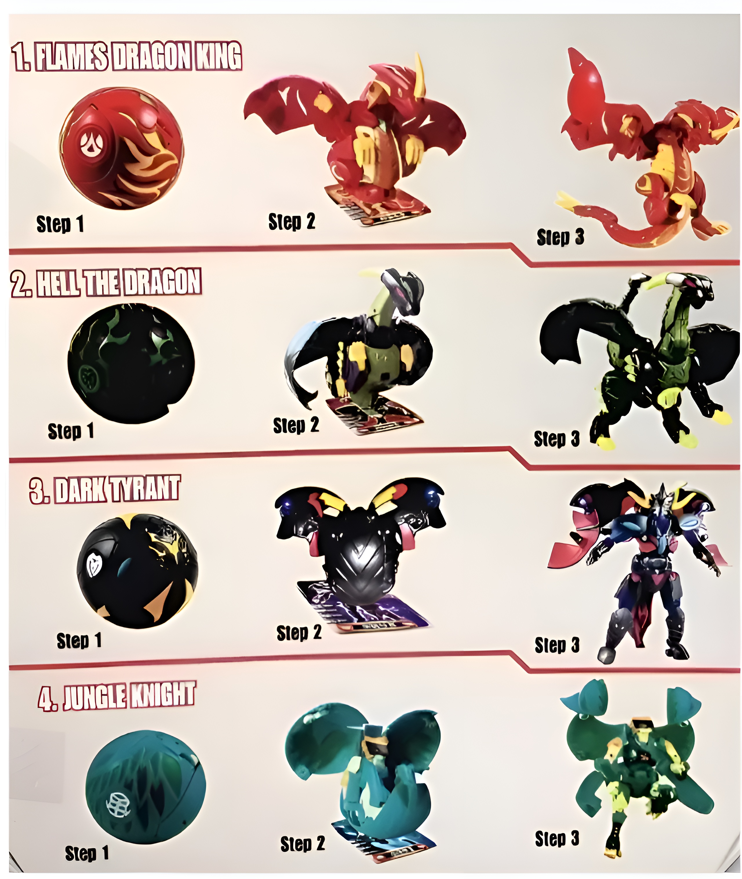 Фигурка дракона Bakugan трансформер - фото 6