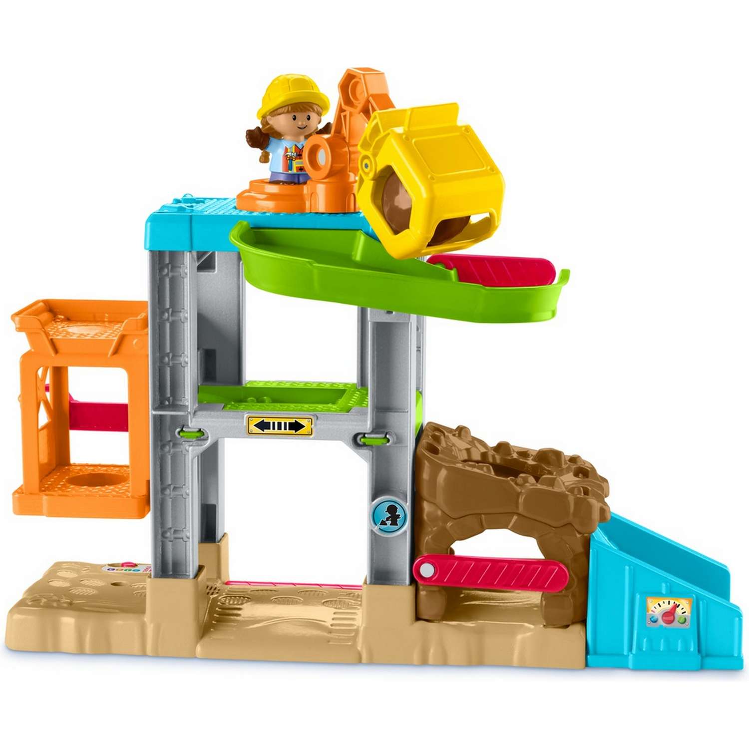 Набор игровой Fisher Price Little People Стройка HCJ64 - фото 6