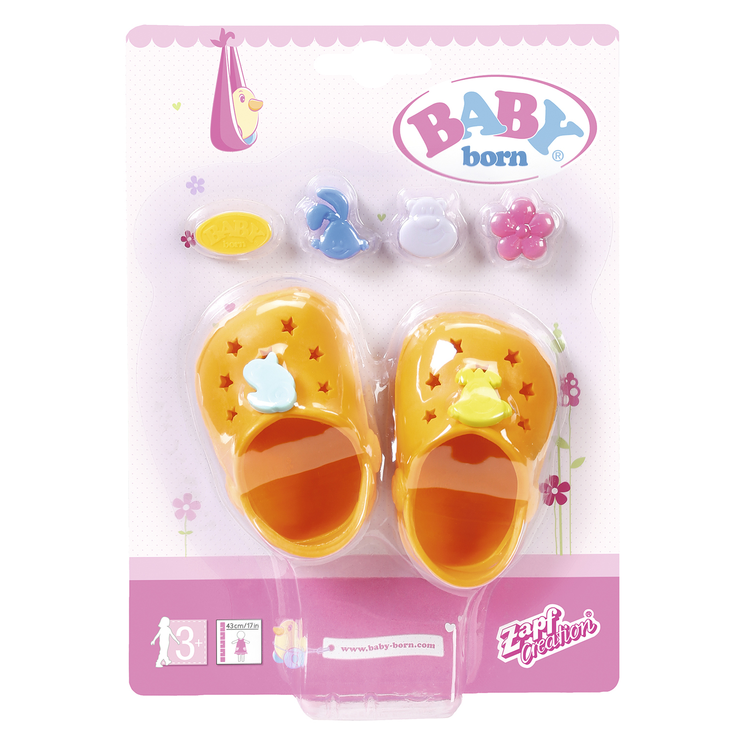 Аксессуары для кукол Zapf Creation Baby born Сандали фантазийные Оранжевые 824-597O 824-597O - фото 2