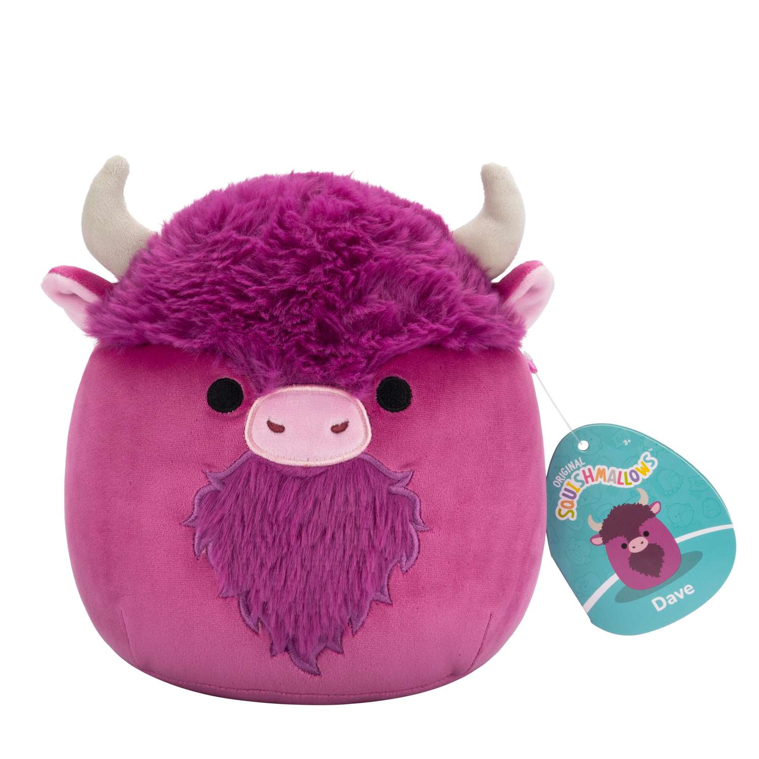 Игрушка мягкая Squishmallows Сливовый бизон - фото 3