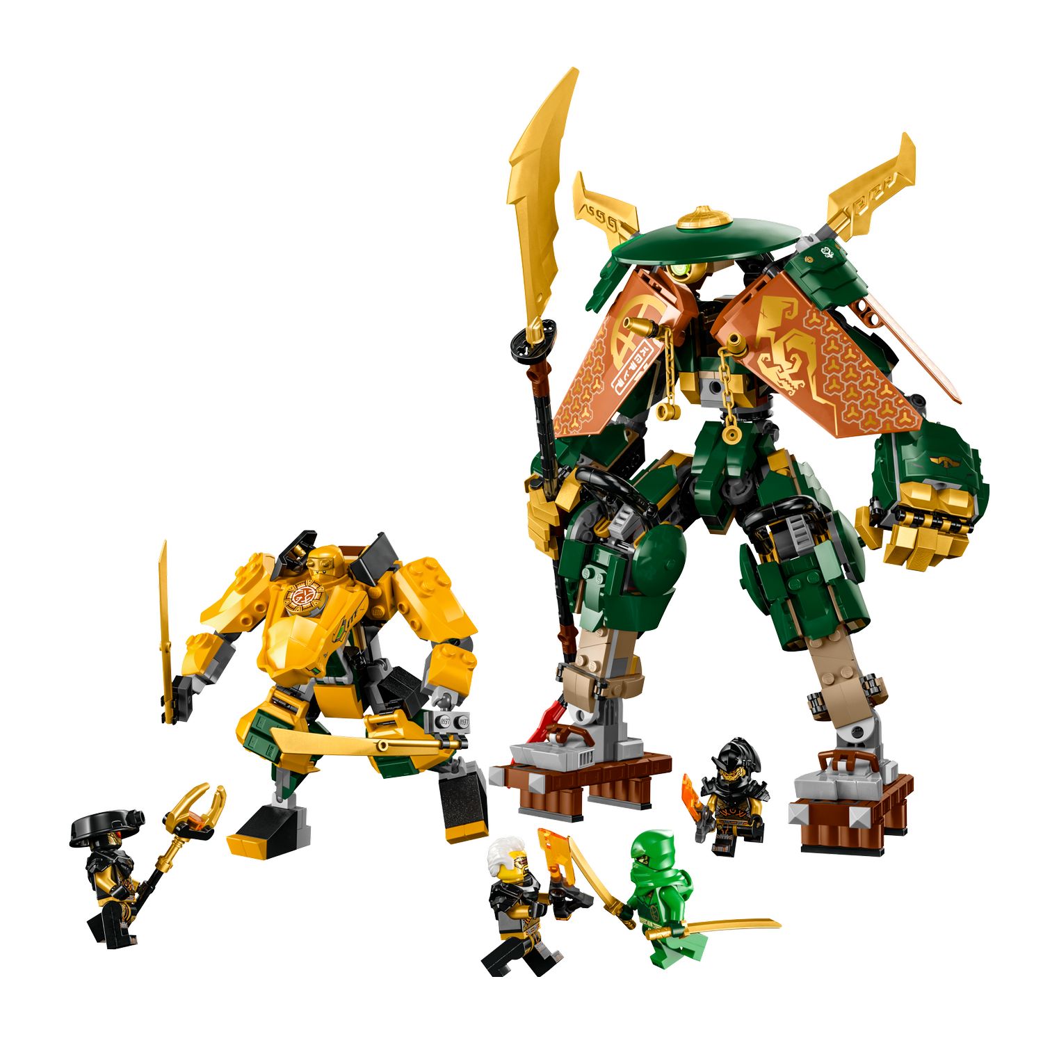 LEGO Ninjago 71794 Командные роботы ниндзя Ллойда и Арин