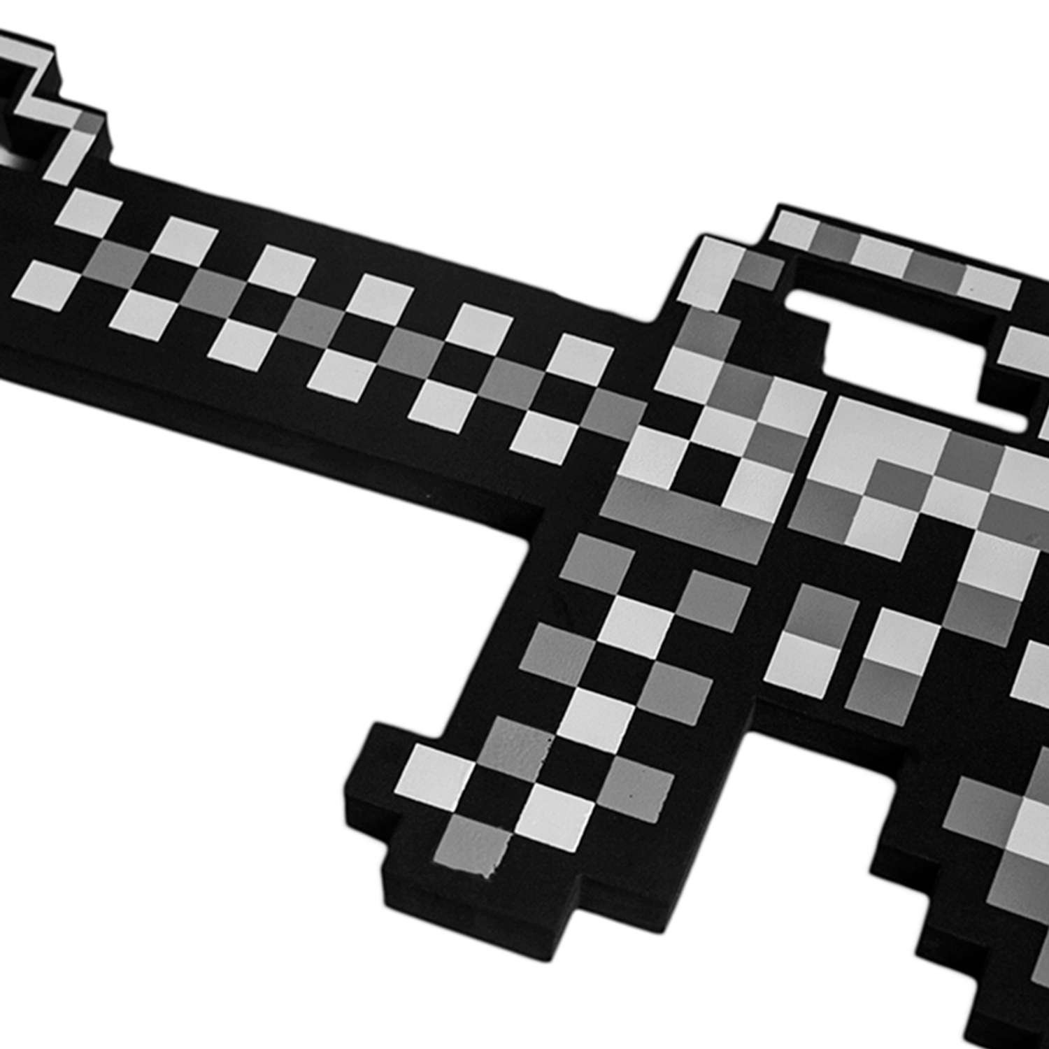 Игрушечное оружие Pixel Crew Автомат серый пиксельный 62см - фото 2