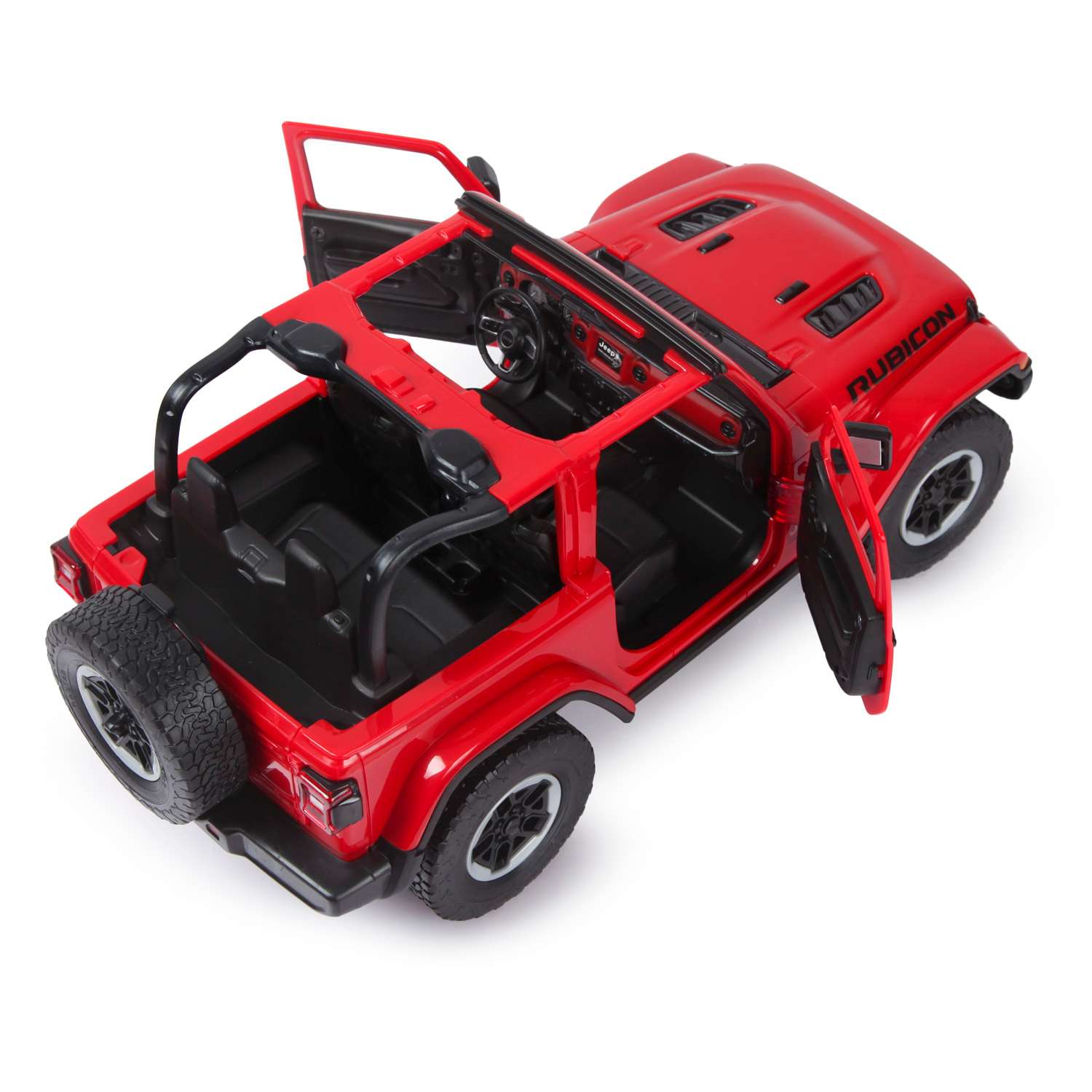 Машина Rastar РУ 1:14 Jeep Wrangler JL Красная 79400 - фото 6