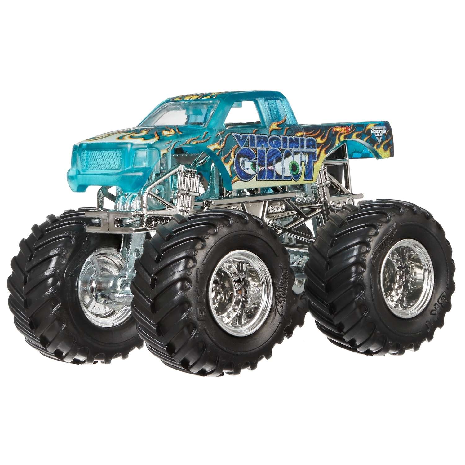 Машина Hot Wheels Monster Jam 1:64 X-Ray Body Вирджиния гигант FLX37 21572 - фото 4