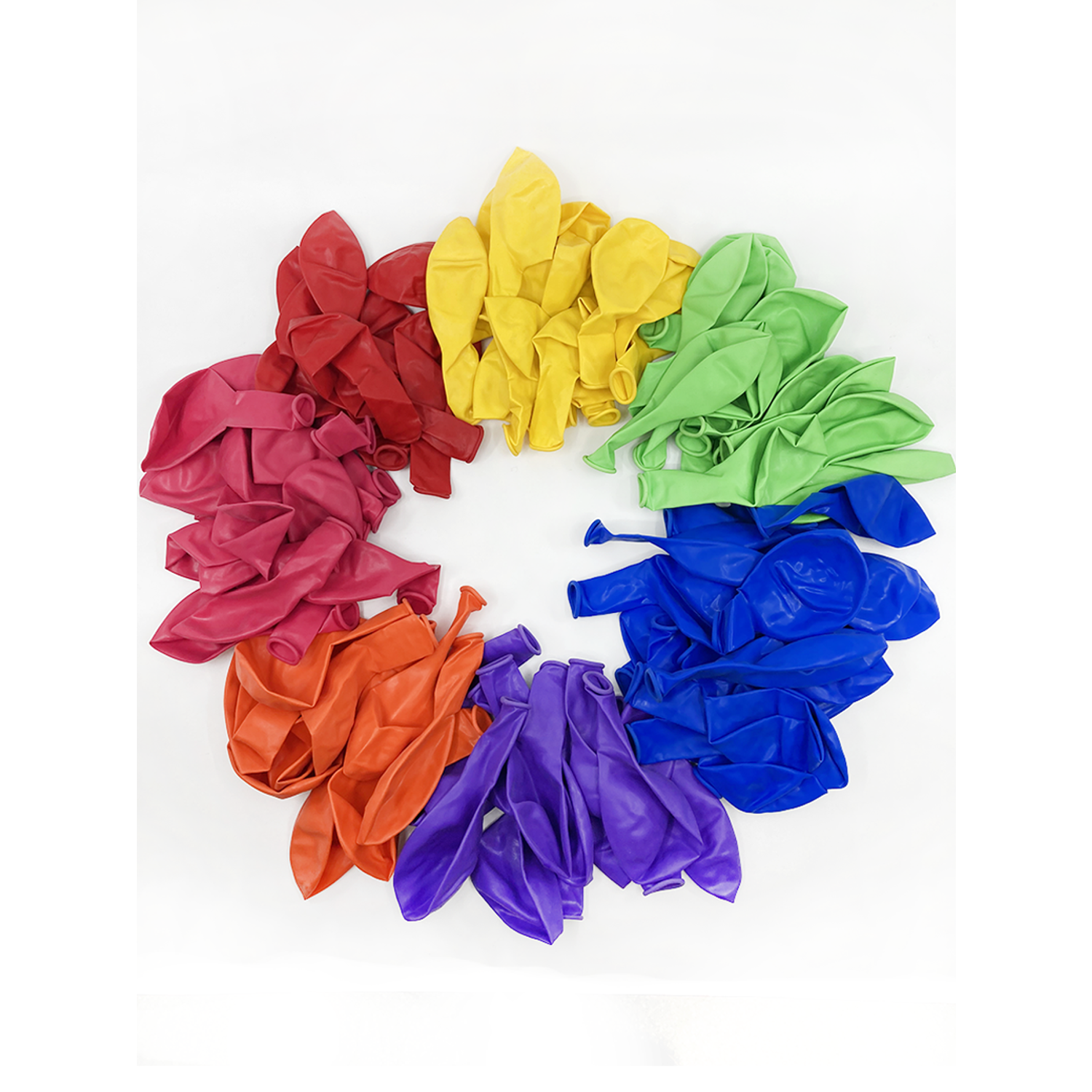 Воздушные шары Riota разноцветные 30 см 100 шт - фото 2