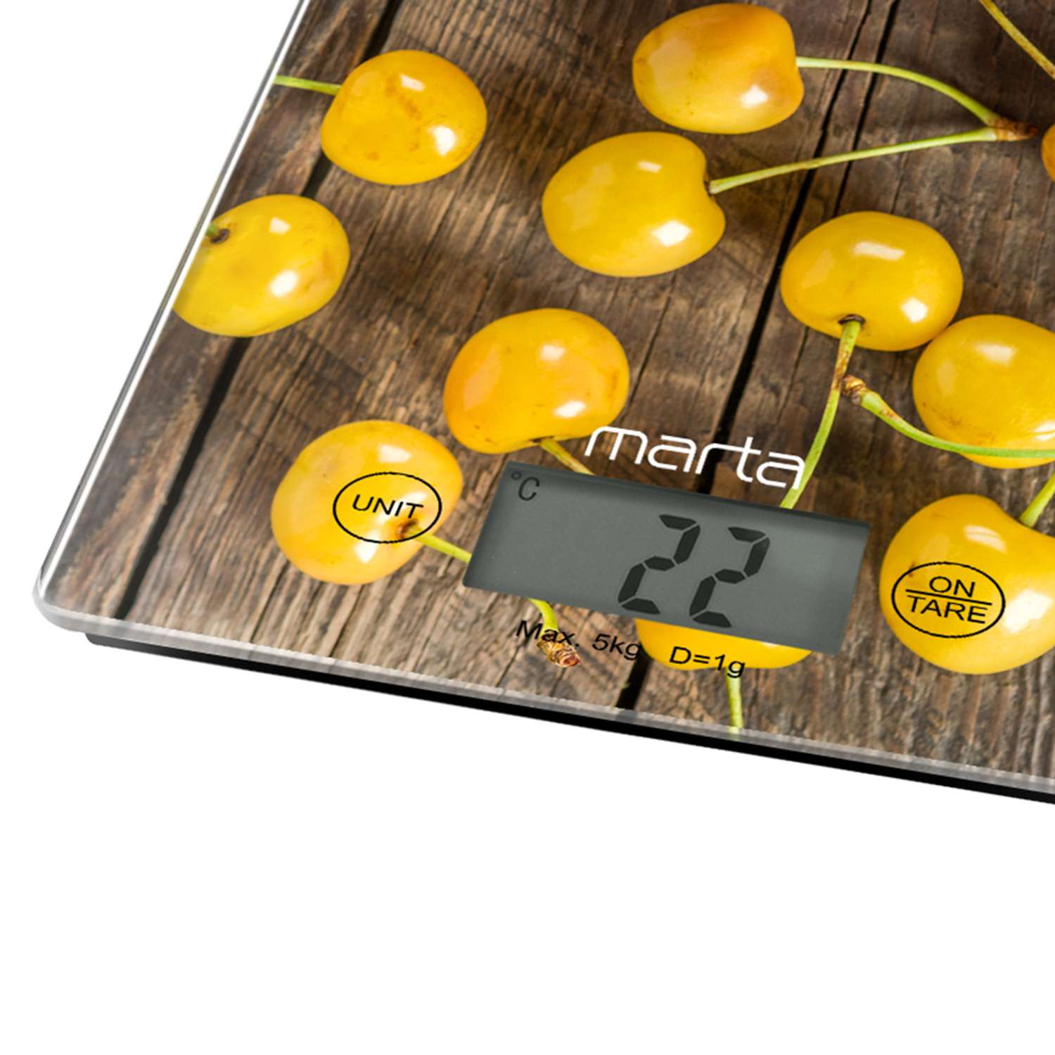 Весы кухонные MARTA MT-1634 сенсор встроенный термометр - фото 15
