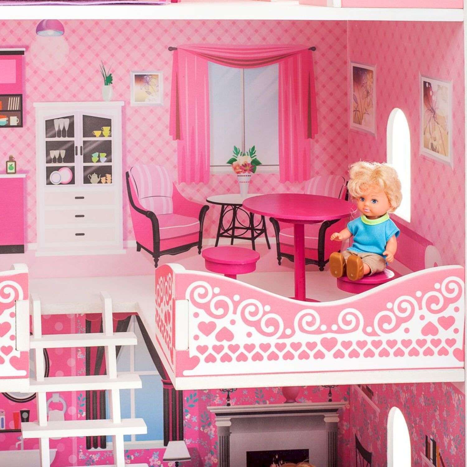 Кукольный домик Paremo Розет Шери с мебелью 7 предметов PD318-08 PD318-08 - фото 6