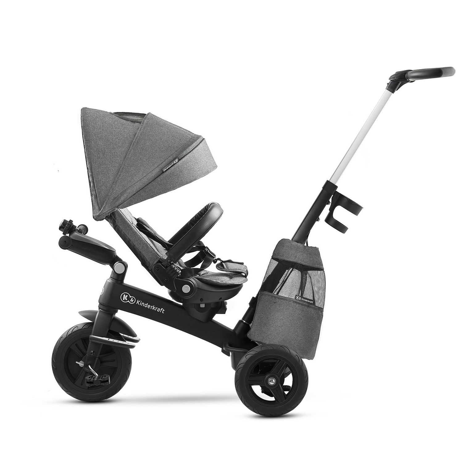 Велосипед Kinderkraft Easytwist Platinum Grey KKRETWIGRY0000 - фото 4