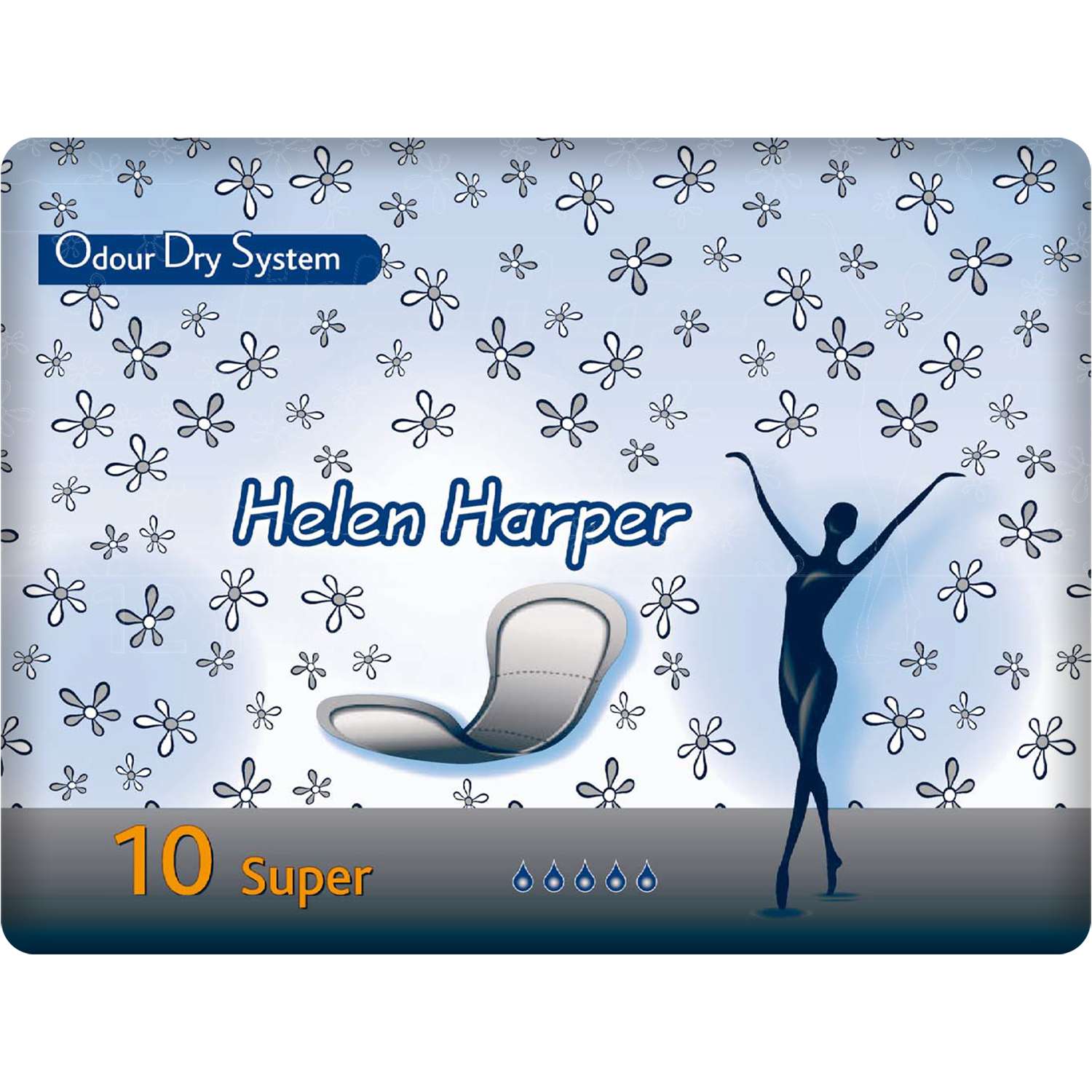 Прокладки послеродовые Helen Harper Odour Dry System Super № 10 - фото 1