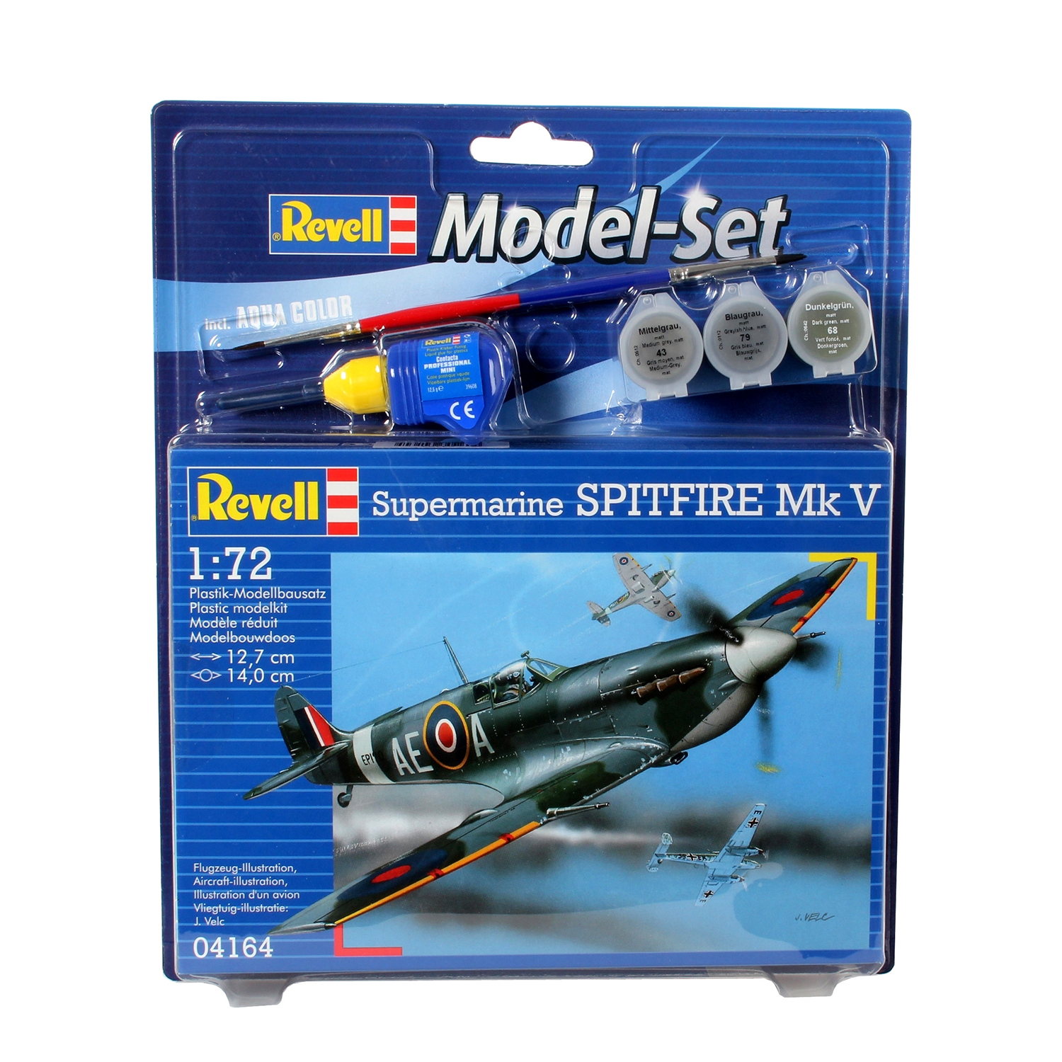 Сборная модель Revell Военный самолет Spitfire Mk V b