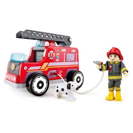 Пожарная машина Hape с водителем