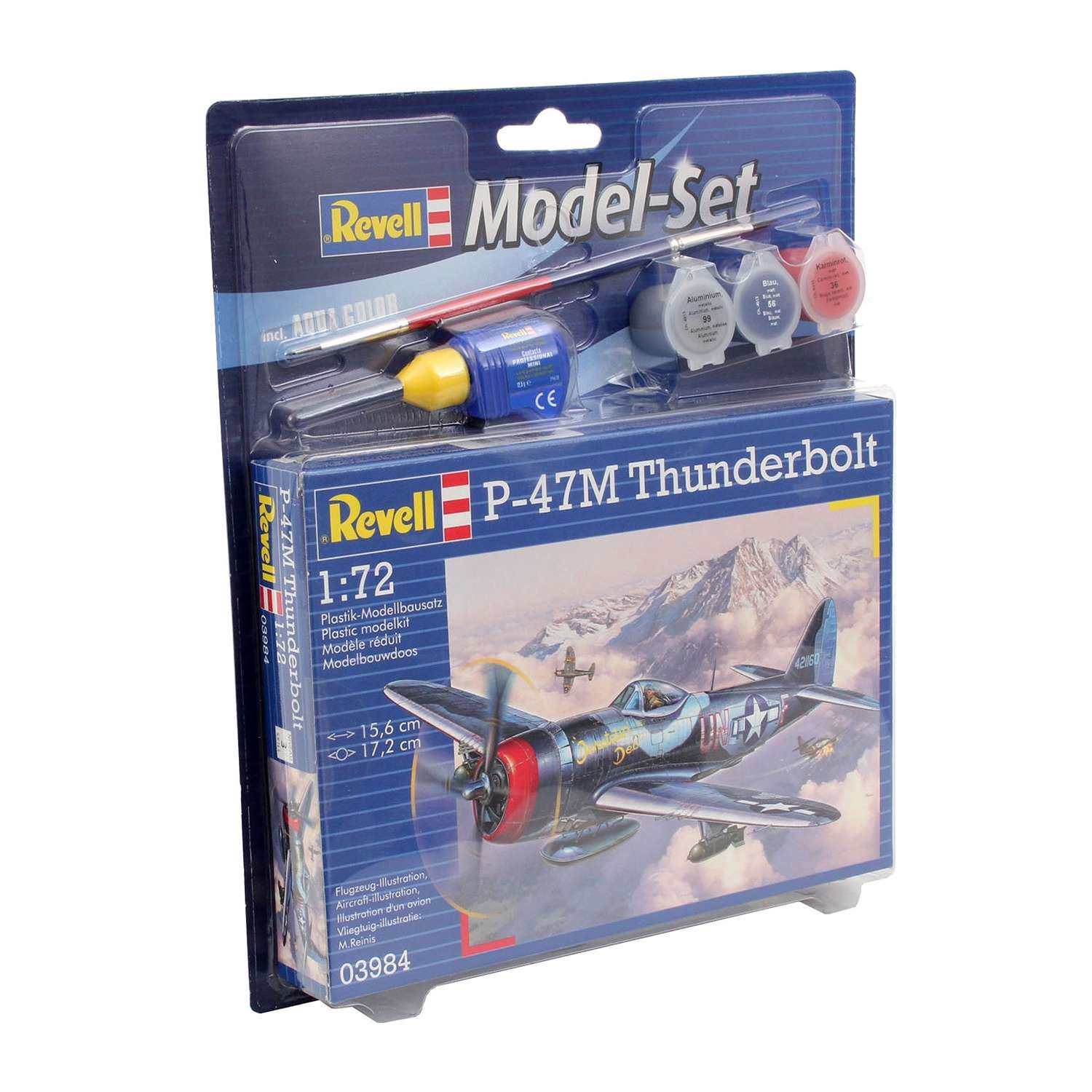 Сборная модель Revell Истребитель-бомбардировщик Рипаблик P-47 «Тандерболт» 63984 - фото 3