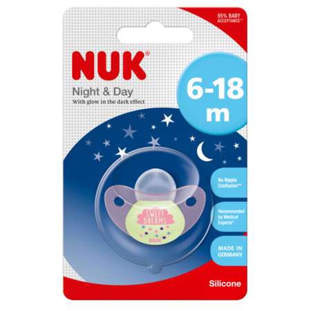 Пустышка Nuk Night and Day Сон 2 10736077